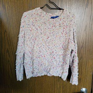 Apt. 9 Super Soft Destroyed Shaggy Popcorn Sweater Size XL